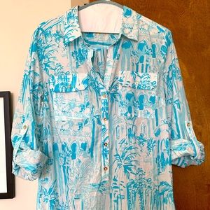 Lilly Pulitzer beach coverup